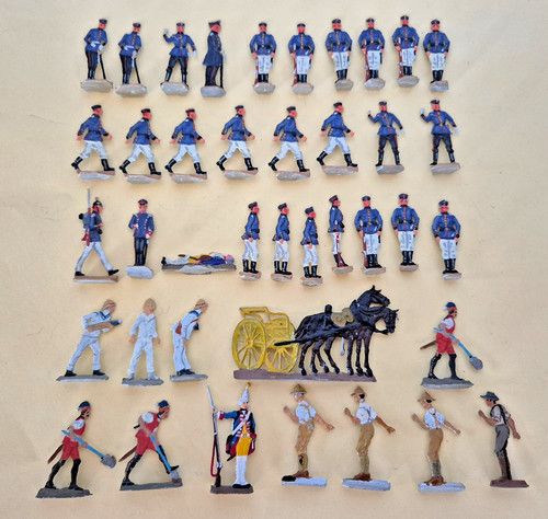 Teile zinnfiguren mix - 40,