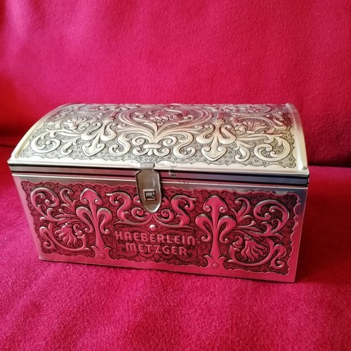 Blechtruhe jugendstil - blechtruhe,