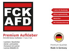 Premium Aufkleber FCK AFD Demo