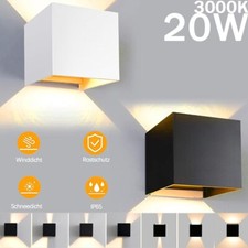 20W LED Wandleuchte Cube
