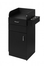 VEVOR Salon Station WC1005 Friseur Trolley Schrank Schwarz