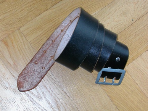 Ledergürtel zweidorn koppel - ledergürtel,