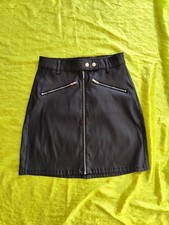 Damen Leder Rock M 38