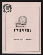 SMICHOW, Werbung 1940