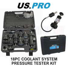 US PRO Tools 18 Stck. Kühler Kühlmittelsystem Druckprüfer Dichtheitstest Kit 5260