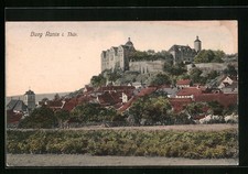 Ranis i. Th. Totale mit Burg, Ansichtskarte 