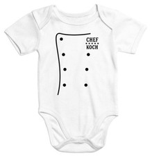 Baby Body Kostüm Koch Kochjacke Fasching Karneval lustig Moonworks®
