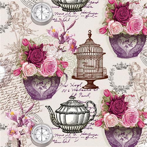 Servietten vintage lorraine - servietten,