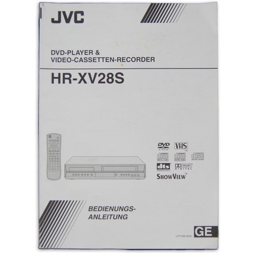 Jvc xv28s - jvc, hr-xv28s