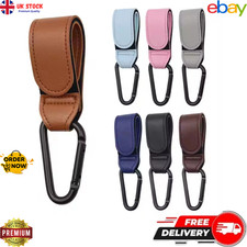 1/2x Leder Buggy Clips