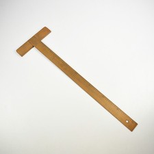 Vintage Reißschiene - 72cm - Holz - Lineal - Architekt - Zeichnen - T-Schiene