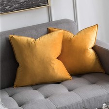 2er Set Samt Kissenbezug 40x40