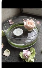 Große Glasschale Obstschale