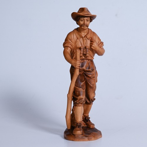 Holzfigur jäger wanderer - holzfigur, wanderer•
