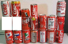 Coca Cola Sammeldosen gemischt
