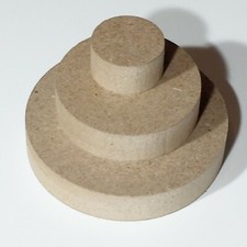 MDF Runde Holzscheibe Rund Holz Scheiben Kreis Tischplatte Basteln Ø50mm-Ø800mm