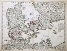 Denmark Danmark Dänemark map