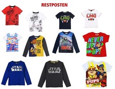 Restposten 31x Shirts Mix für Jungen, Kinderbekleidung Lizenzware A-Ware