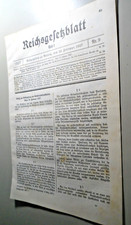 Reichsgesetzblatt 1927, Gesetz