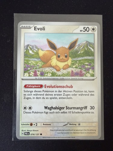 Pokémon karte evoli pre - pokémon,