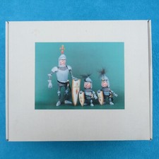 MOSAIK Digedags 3 FIGUREN Ritter Runkel Dig Dag Ton Gips Keramik Junge Welt 1998