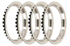 4 Stück Felgenzierringe in 13