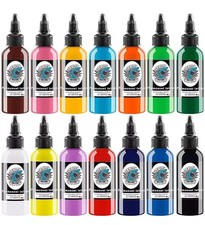DLD Tattoo Ink Set 14x30ml Profi Farben Tattoo Farbe Kit Permanent Pigment