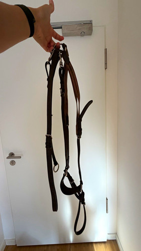 Leder vorderzeug braun - leder,