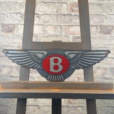 BENTLEY Emailschild 19,7x6,3"