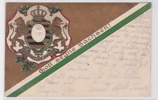 68329 Patriotika AK Gott segne Sachsen! Providentiae Memor, Sachsenwappen 1915