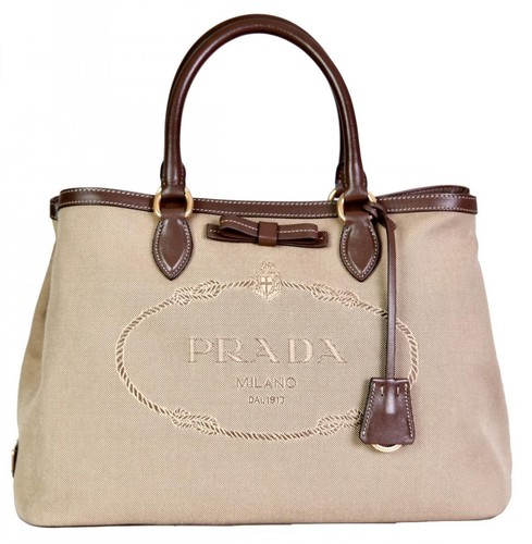 Prada logo jacquard - logo, shopper