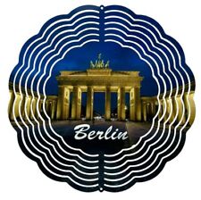 Edelstahl 3D Windspiel Windspinner 20cm Berlin Brandenburger Tor  WI5