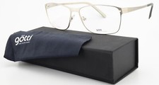 GÖTTI Brille SWITZERLAND Modell JURI SLB 58-15 140 Silber Karree Japan + Etui