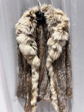 Luxus Echtpelz Mantel mit