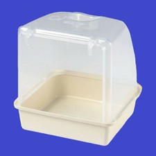 Vogel Badehaus L - Badewanne Sandwanne Badeschale Käfig Voliere