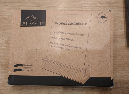 10x tischkartenhalter aus - 10x,