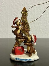 Disney Chip & Dale Ornament Disneyland Paris Eiffelturm Weihnachten Christmas