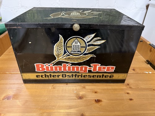 Alte tee blechdose - alte,