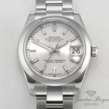 Rolex Medium Datejust 31 mm 178240 2011 Edelstahl Automatik Damenuhr Stahl