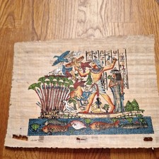 Ägyptisches Bild auf Papyrus 