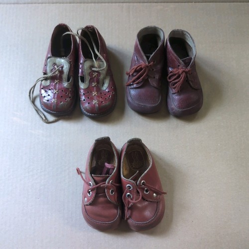 Paar vintage mädchen schuhe - mädchen,