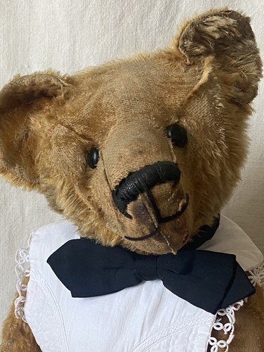 Großer antiker teddybär - großer,