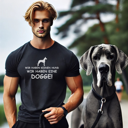 Wir haben eine deutsche dogge - wir,