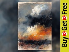 Feuriger Sonnenuntergang