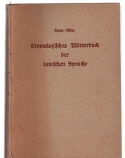 Etymologisches Wörterbuch der