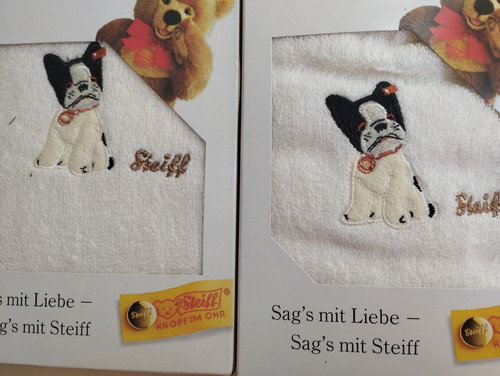 Steiff vintage gästetuch - steiff,