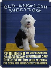 Blechschild 40x30 cm Old