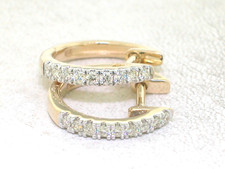Paar creolen 585 gelbgold 14kt - paar,