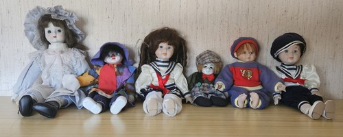 Porzellan puppen konvolut - 6,