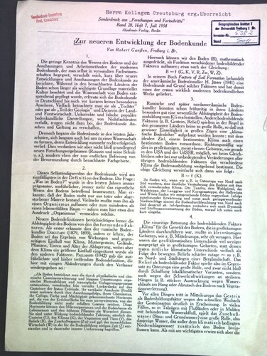 Zur neueren entwicklung der - zur,